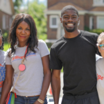 Picture of four individuals at a Brilliant Detroit event